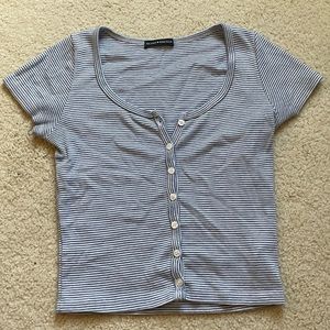 COPY - blue and white brandy t